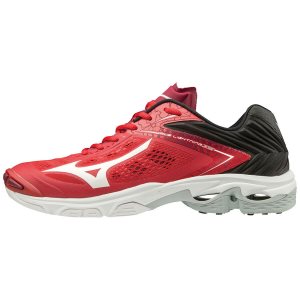 Mizuno Wave Lightning Z5 Παπουτσια Βολλευ Ανδρικα - Κοκκινα/Μαυρα